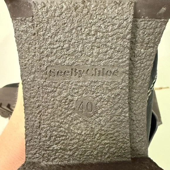 See by Chloe lug sole lace up boot - Picture 3 of 4